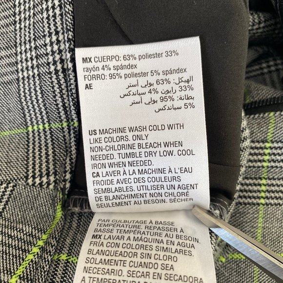 NWT Bar III Becca Tilley x Plaid Tapered Pants - Picture 13 of 13